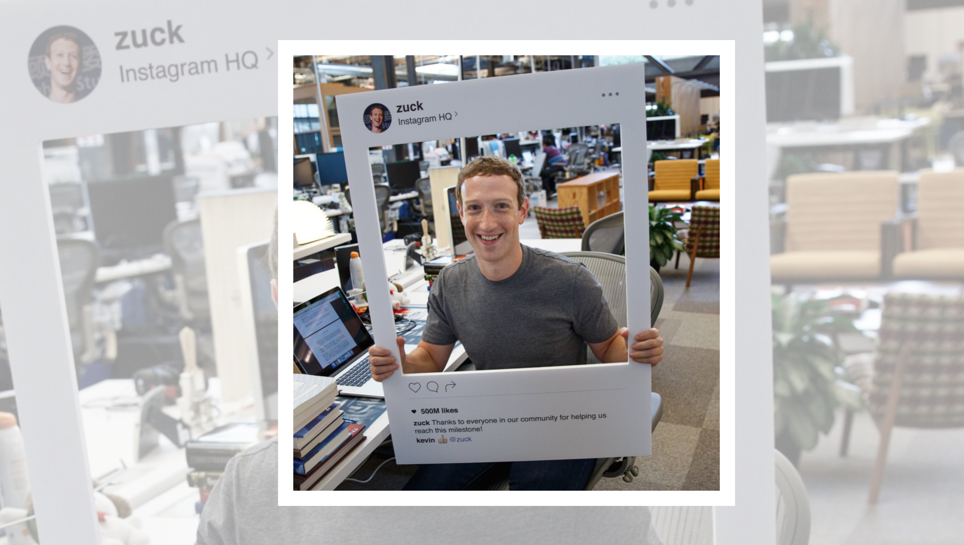 Mark Zuckerberg, Fondateur de Facebook et patron d'Instagram