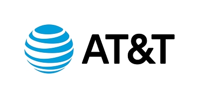 Logo officiel d’AT&T diffusé avec le communiqué commun AT&T, T-Mobile et Verizon du 1er octobre 2026 (PR Newswire).
