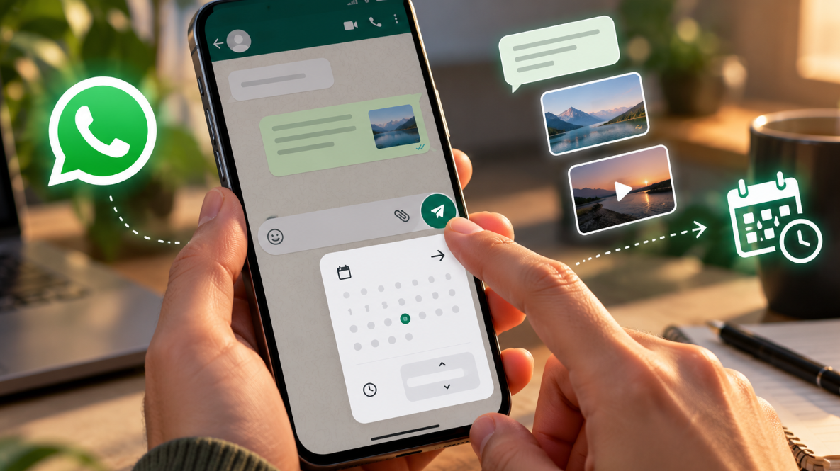 WhatsApp permet enfin de programmer l’envoi de messages : voici comment fonctionne la nouveauté