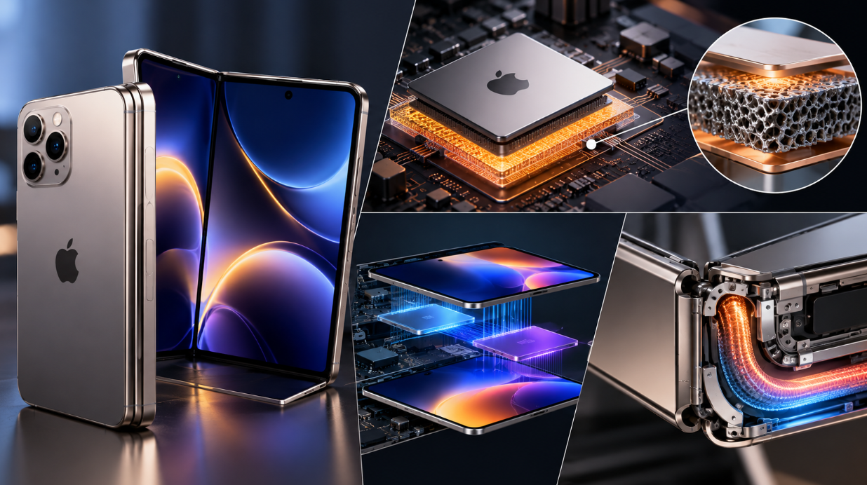 iPhone Duo : Apple adapte sa puce A20 Pro et invente un nouveau système de refroidissement pour son iPhone pliant