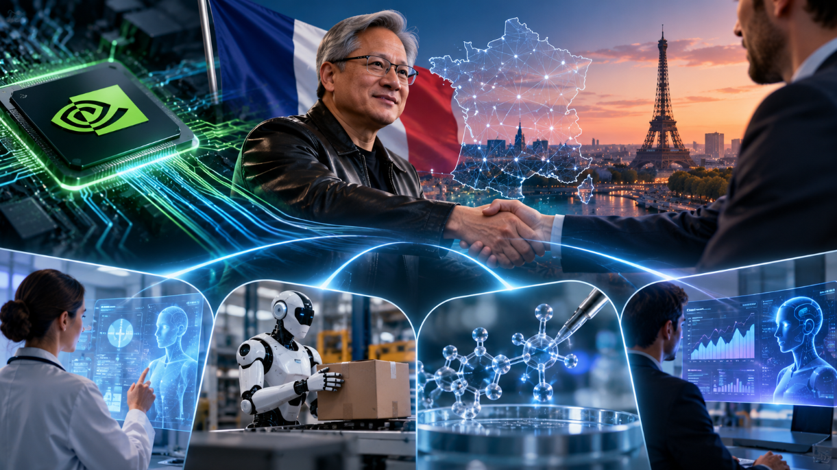 Nvidia investit dans quatre pépites françaises de l’IA, dont Doctolib
