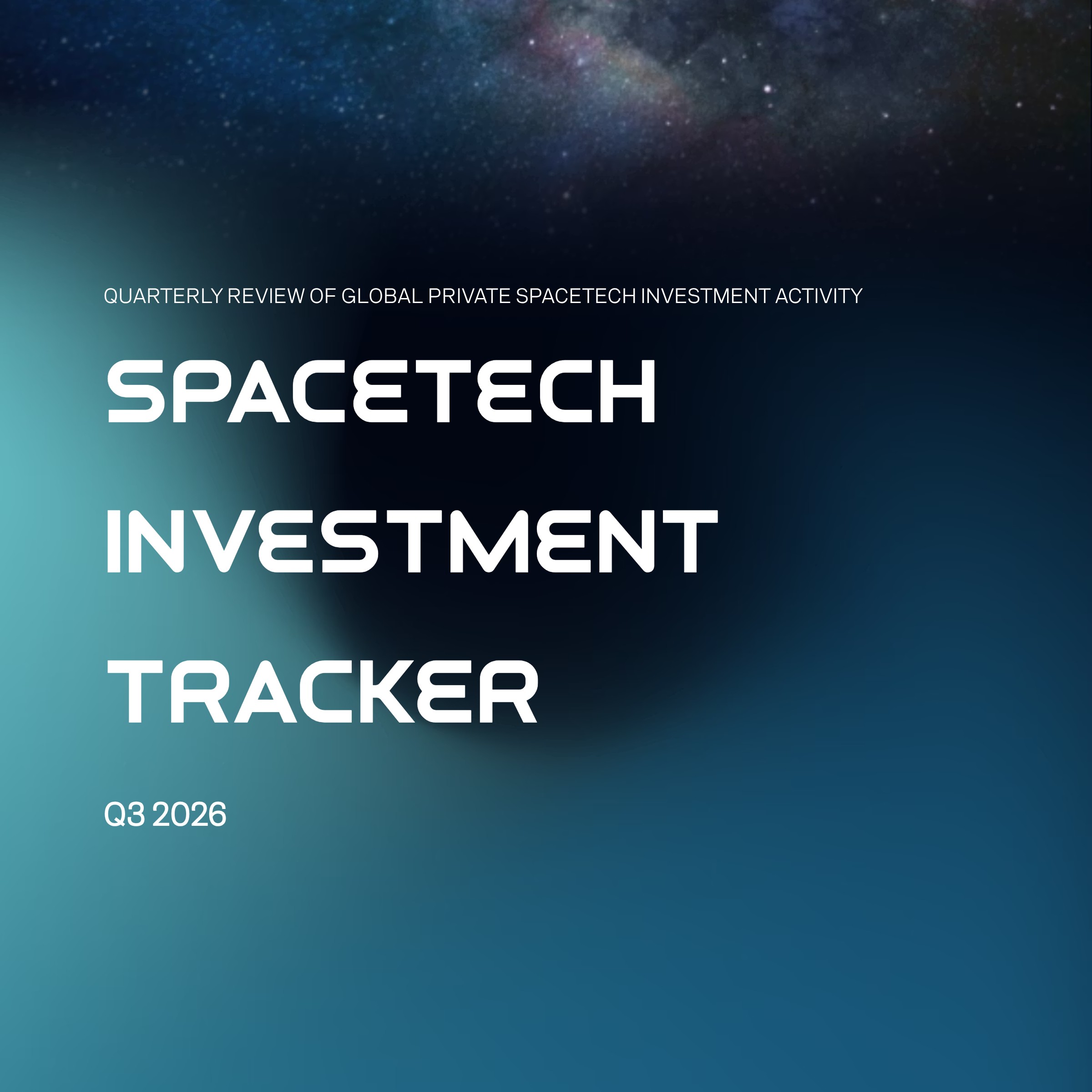 Couverture du Spacetech Investment Tracker de Seraphim pour le troisième trimestre 2026. Crédit : Seraphim Space