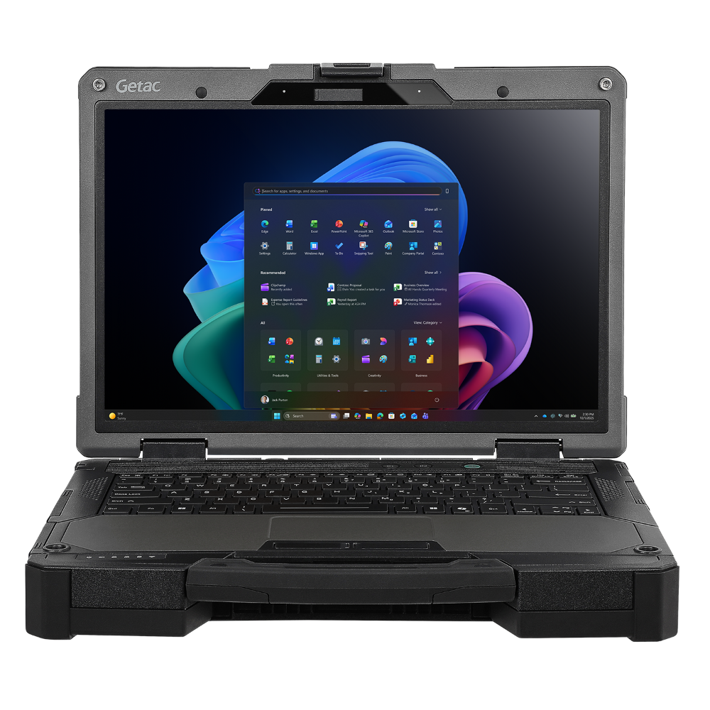 Les ordinateurs portables durcis Getac B360X et B360X Pro. © Getac