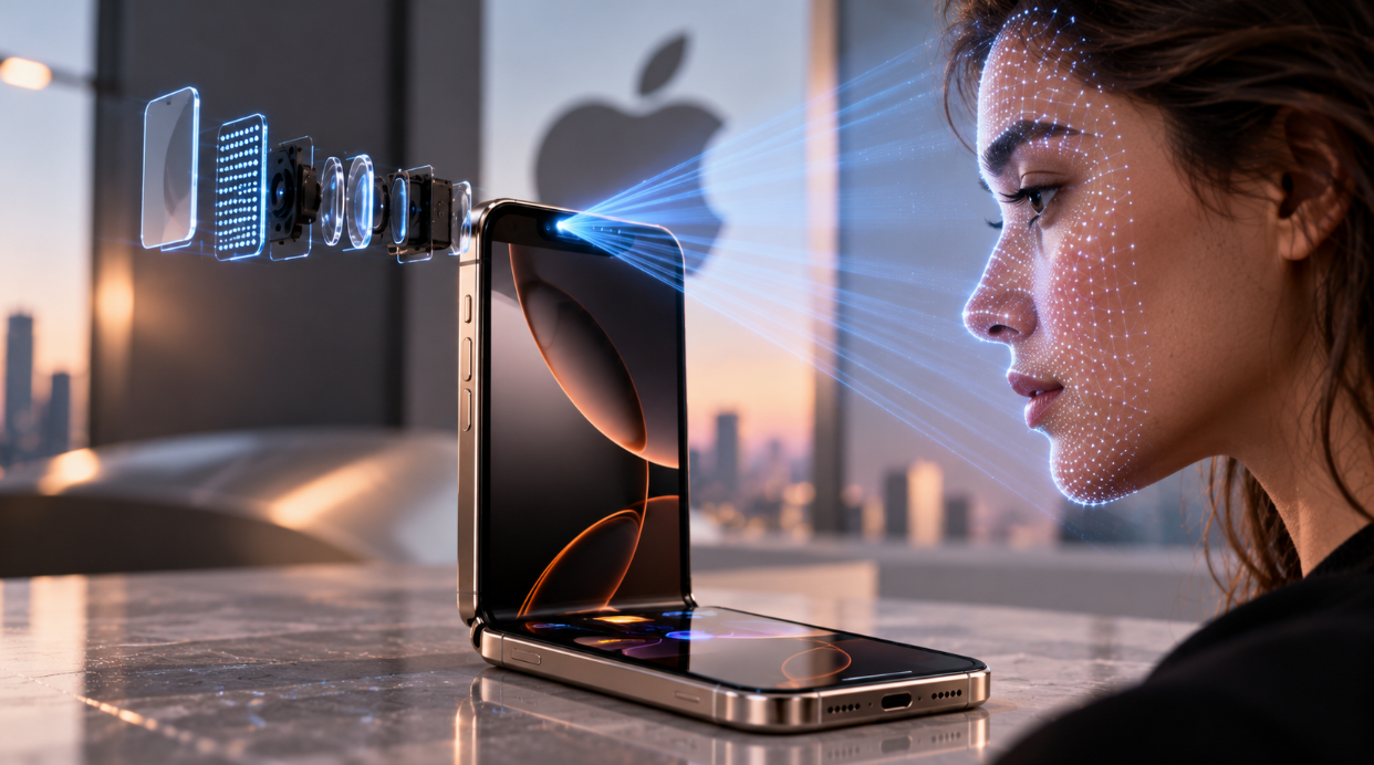 iPhone Duo 2 : Apple pourrait intégrer Face ID sous l’écran dès 2027