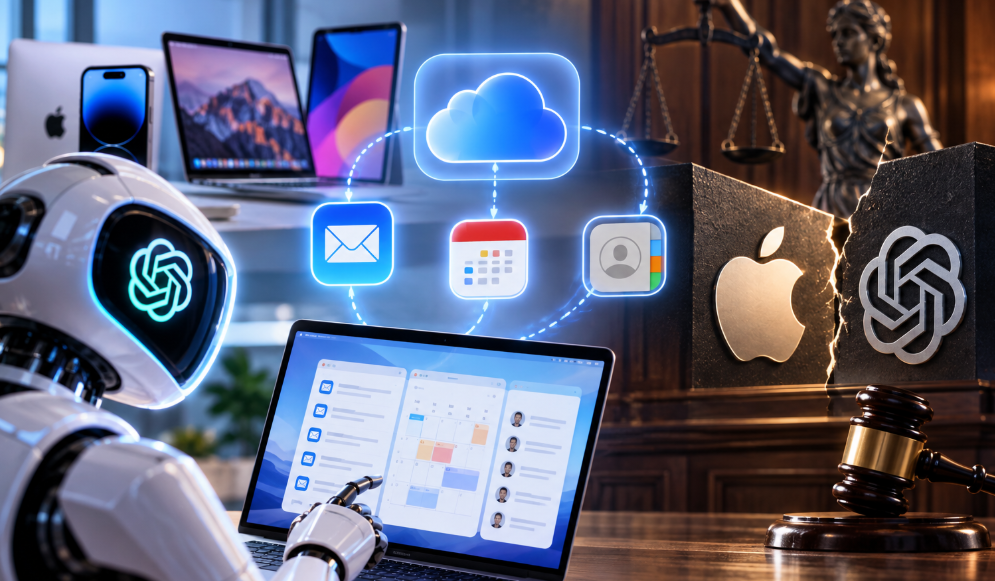 ChatGPT se connecte à iCloud : OpenAI peut désormais gérer les e-mails, contacts et calendriers Apple