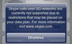 Skype dévoile une application iPhone limitée