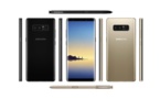 Galaxy Note 8: Le dispositif entier et le S-Pen en Or et Noir dévoilés par Evan Blass