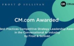 CM.com reconnu par Frost &amp; Sullivan pour son expertise en IA conversationnelle
