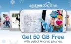Amazon offre 50 Go sur Cloud Drive pour un smartphone Android acheté
