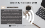 Mediacord : Edition du 15 octobre 2023