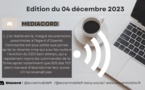 Mediacord : 73 liens pour entamer la semaine du 4/12