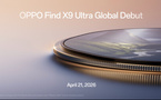 OPPO Find X9 Ultra : lancement mondial le 21 avril avec un zoom optique 10x inédit