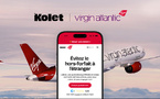 Virgin Atlantic s’associe à Kolet : 1 Go offert et eSIM disponible dans plus de 190 destinations
