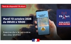 FR-Alert : un exercice fait sonner les téléphones ce 13 octobre