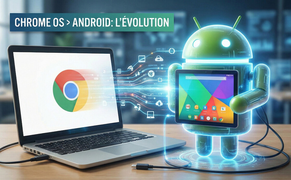 ​Google acte la fin de ChromeOS : Pourquoi Android est le futur du PC selon Mountain View