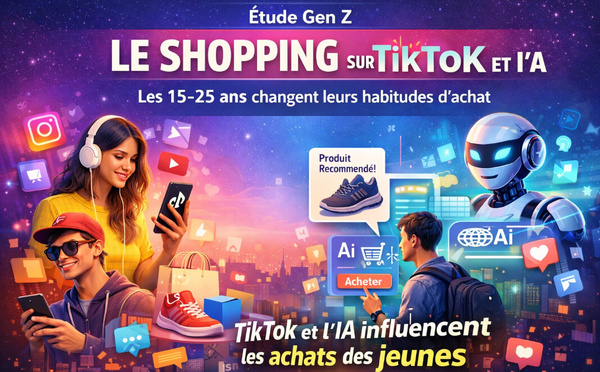Étude Gen Z : TikTok supplante Google et l’IA s’impose dans le parcours d’achat des 15-25 ans