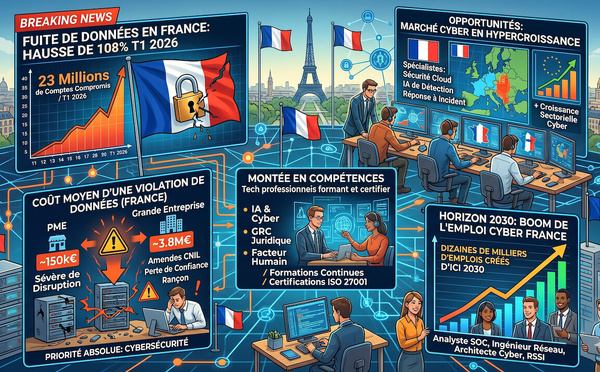 ​France sous cyber-tension : quand la fuite de données redessine le marché de l’emploi