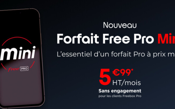 Free Pro lance un forfait mobile professionnel à petit prix pour les entreprises