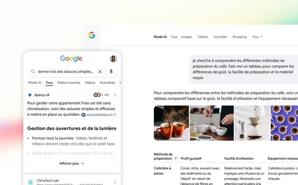 AI Overviews de Google : pourquoi les applis d’info résistent mieux que le web