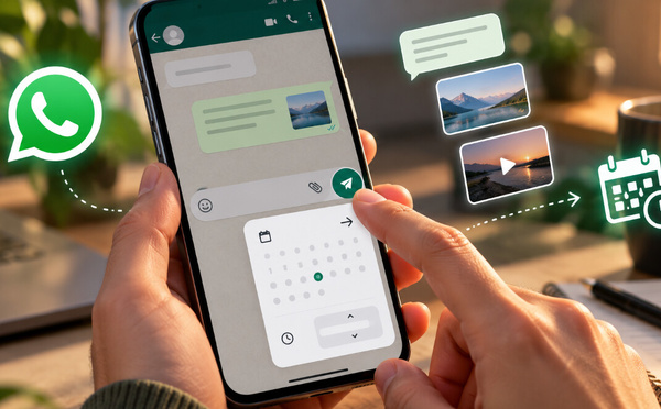 WhatsApp permet enfin de programmer l’envoi de messages : voici comment fonctionne la nouveauté