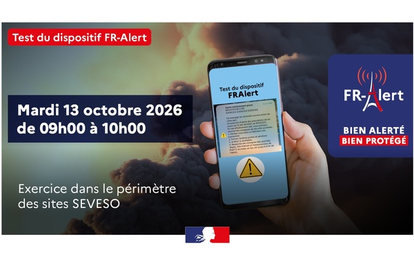 FR-Alert : un exercice fait sonner les téléphones ce 13 octobre