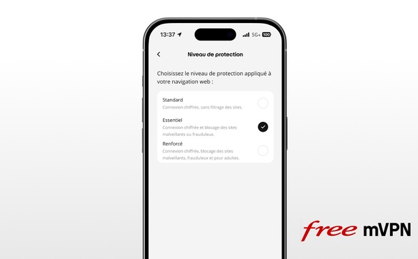 Free mVPN : filtrage des sites, huit pays de connexion et un widget