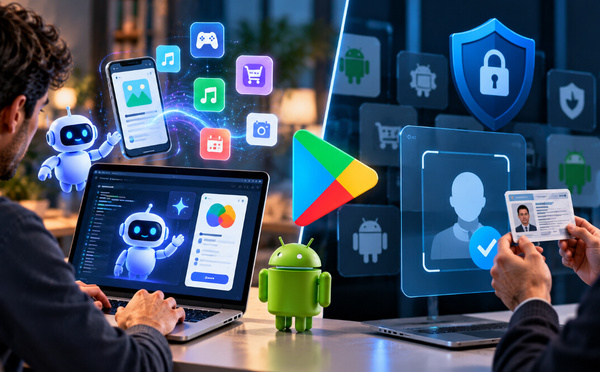 Google facilite la création d’applications Android avec l’IA, mais renforce le contrôle des développeurs