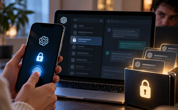ChatGPT permet désormais de verrouiller ses conversations sensibles avec un code PIN